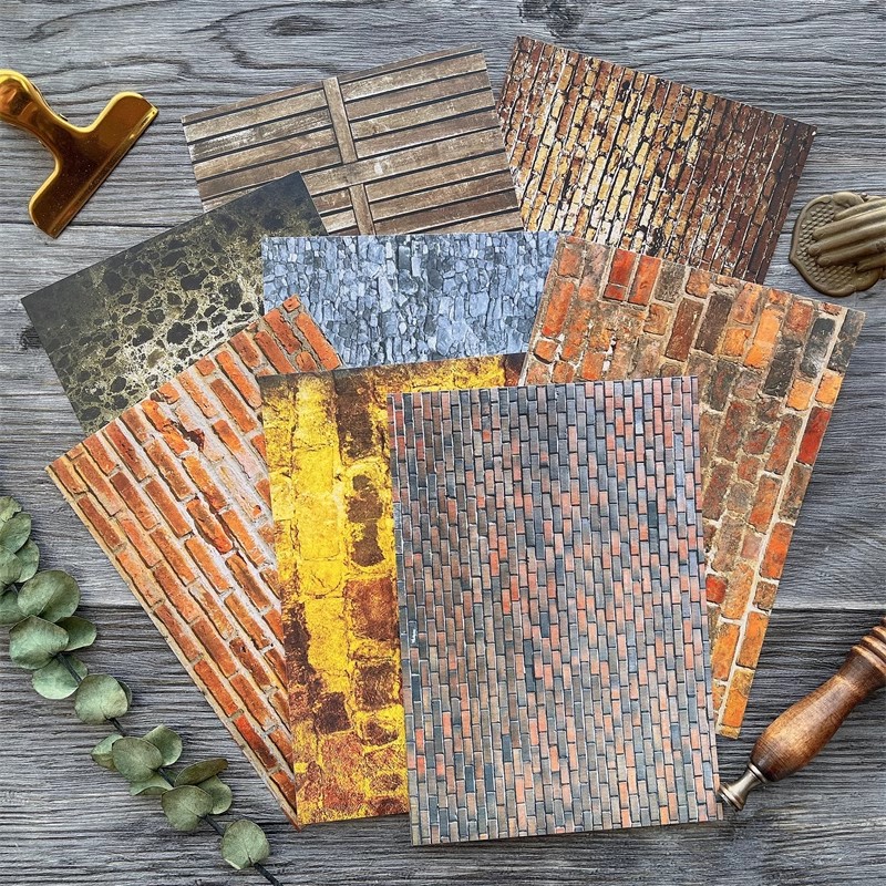 Bricks Stone Metope pattern Ma - مراجعة Photography Journal وسعره