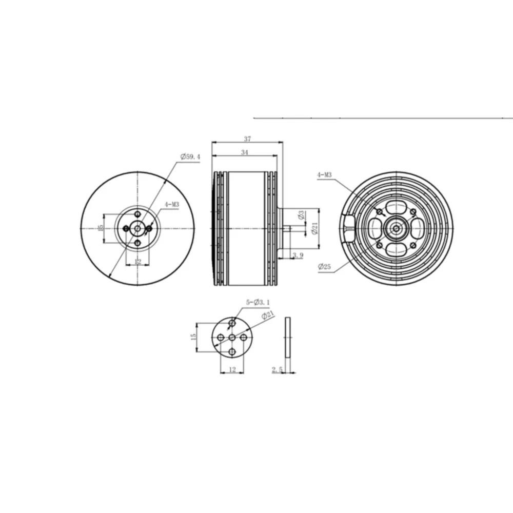 EA5416 Brushless Motor Aerial  - مراجعة Photography Mapped وسعره