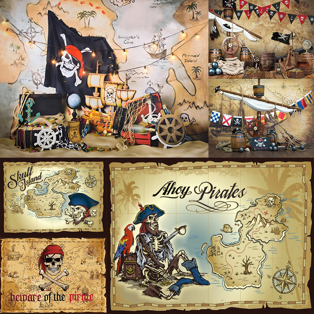 Pirate Theme Kids Birthday Par - مراجعة Photography Mapped وسعره