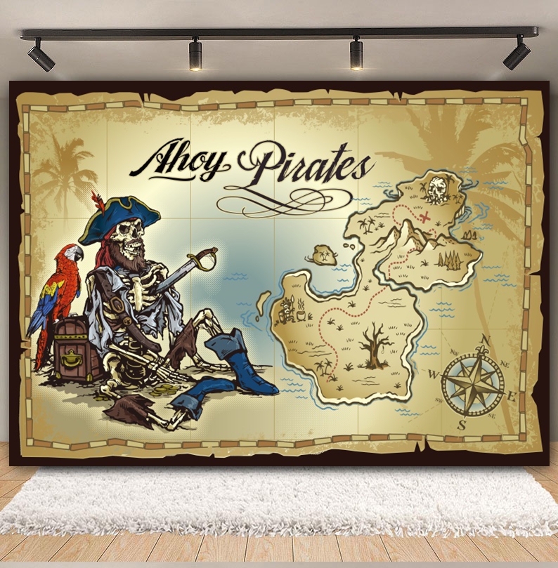 Pirate Theme Kids Birthday Par - مراجعة Photography Mapped وسعره