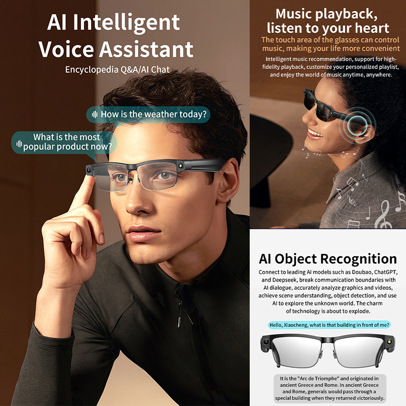 2026 4K AI Smart Glasses Voice - مراجعة Photography Japanese وسعره