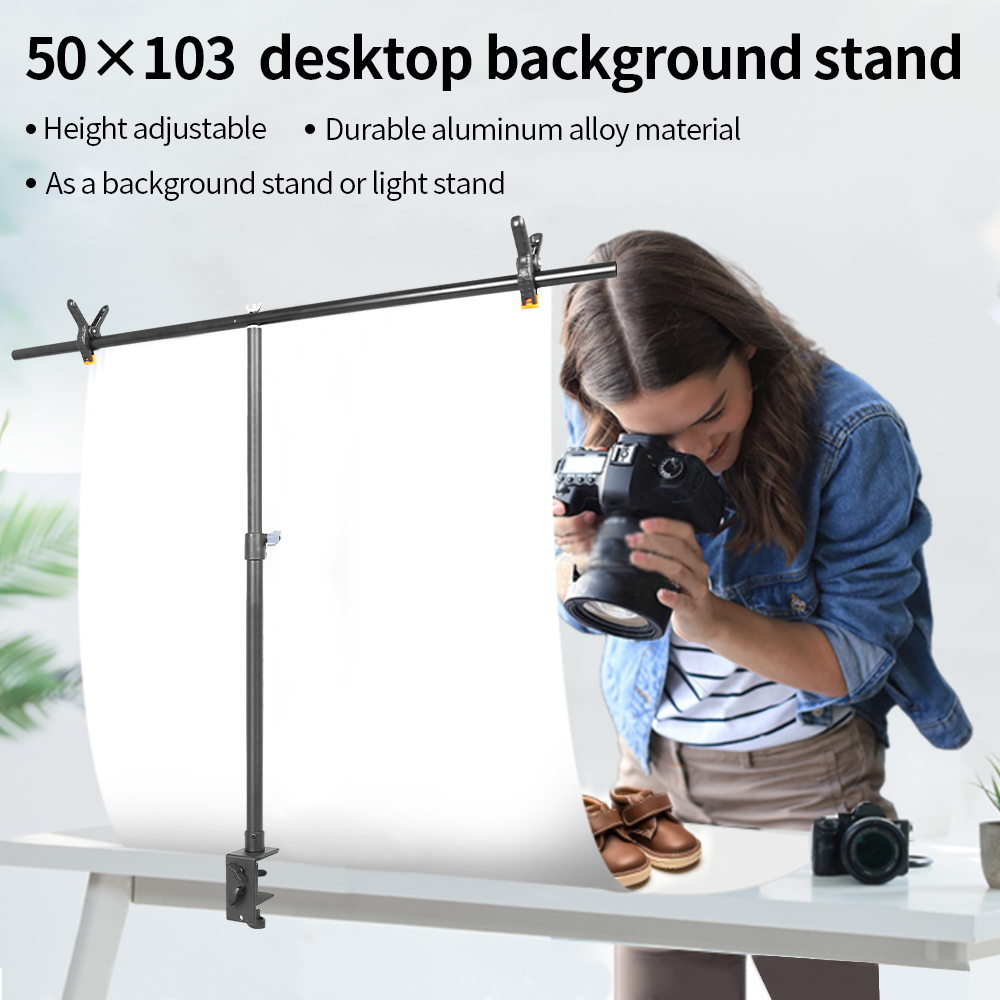 Adjustable Small Desk T-shaped - مراجعة Backdrop Stand Kit وسعره