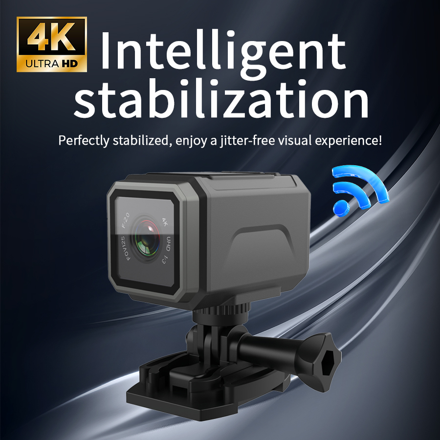 4K EIS Action Camera 125° Wide - مراجعة Photography Date وسعره