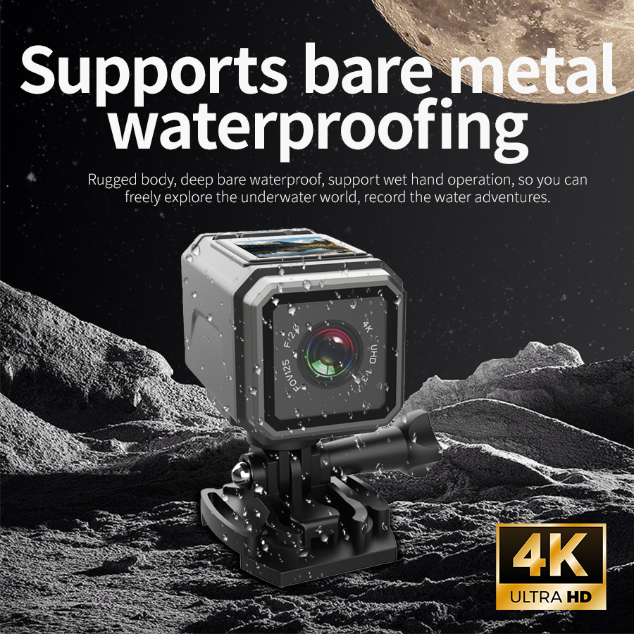 4K EIS Action Camera 125° Wide - مراجعة Photography Date وسعره