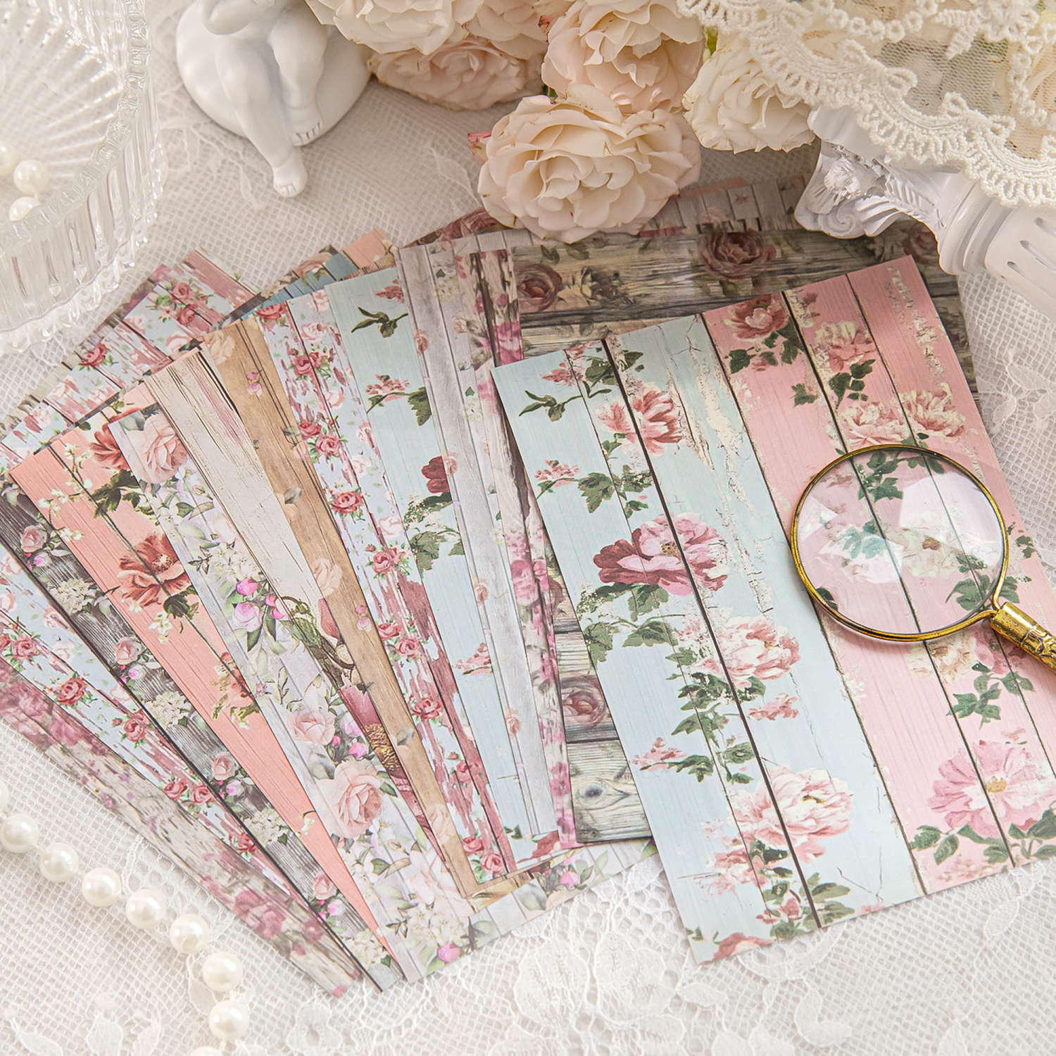 30 sheet Decor Scrapbook Vinta - مراجعة Photography Journal وسعره