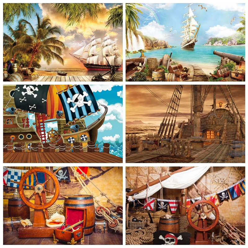 Pirate Photography Backdrop Ol - مراجعة Photography Mapped وسعره