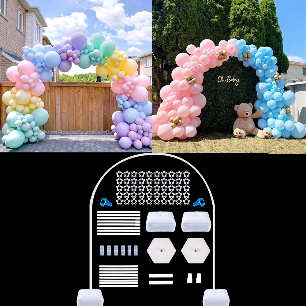 Balloon Arch Kit Adjustable Ba - مراجعة Backdrop Stand Kit وسعره