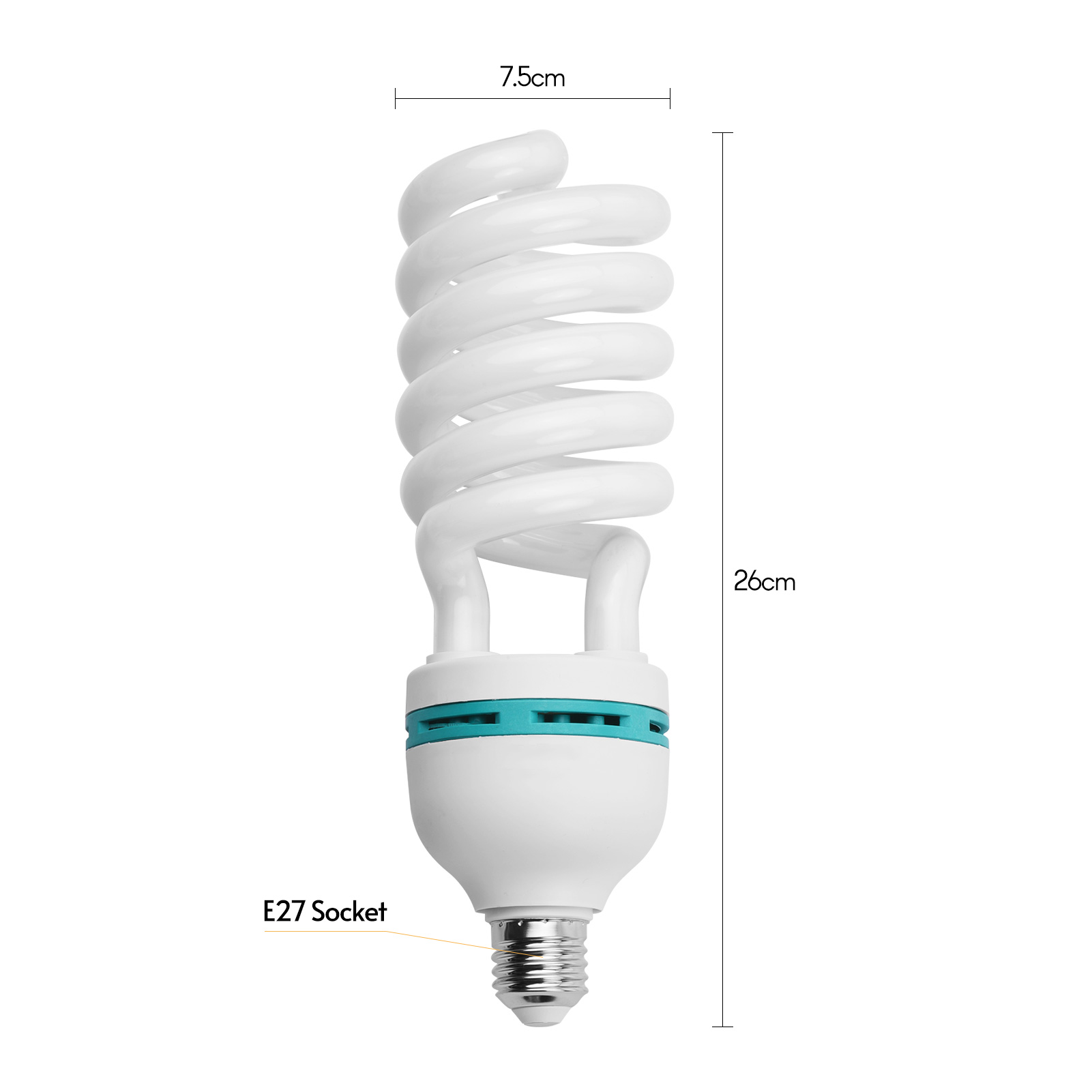 Andoer Spiral Fluorescent Ligh - مراجعة Photography Bulb وسعره