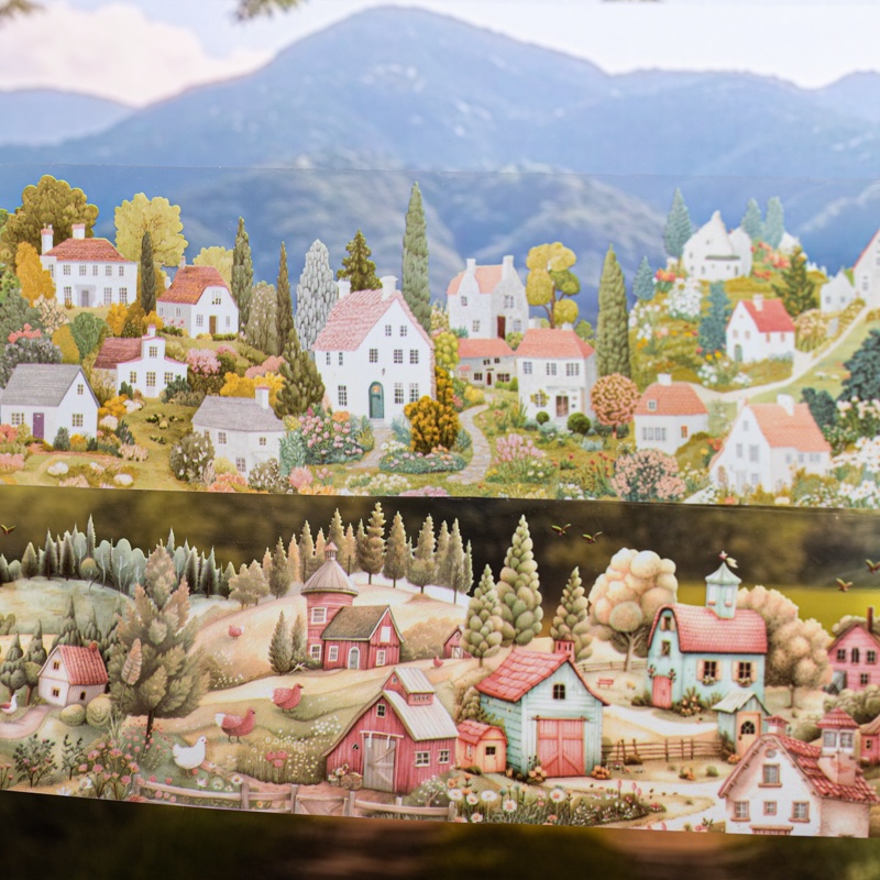 6 Rolls 6Cm×200Cm Village Them - مراجعة Photography Journal وسعره