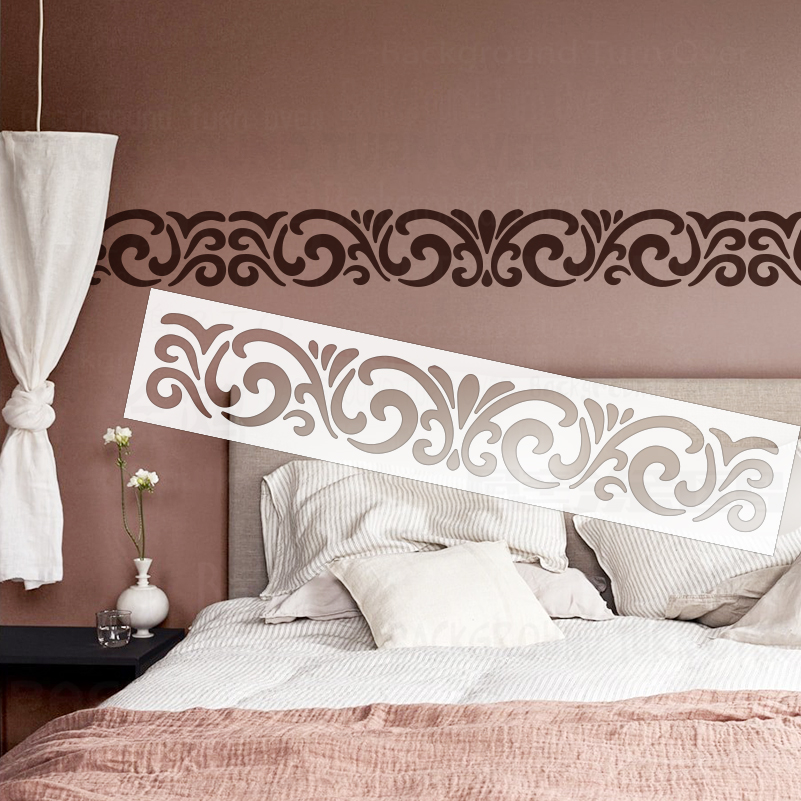 80cm - 120cm Wall Stencil Deco - مراجعة Photography Angle وسعره