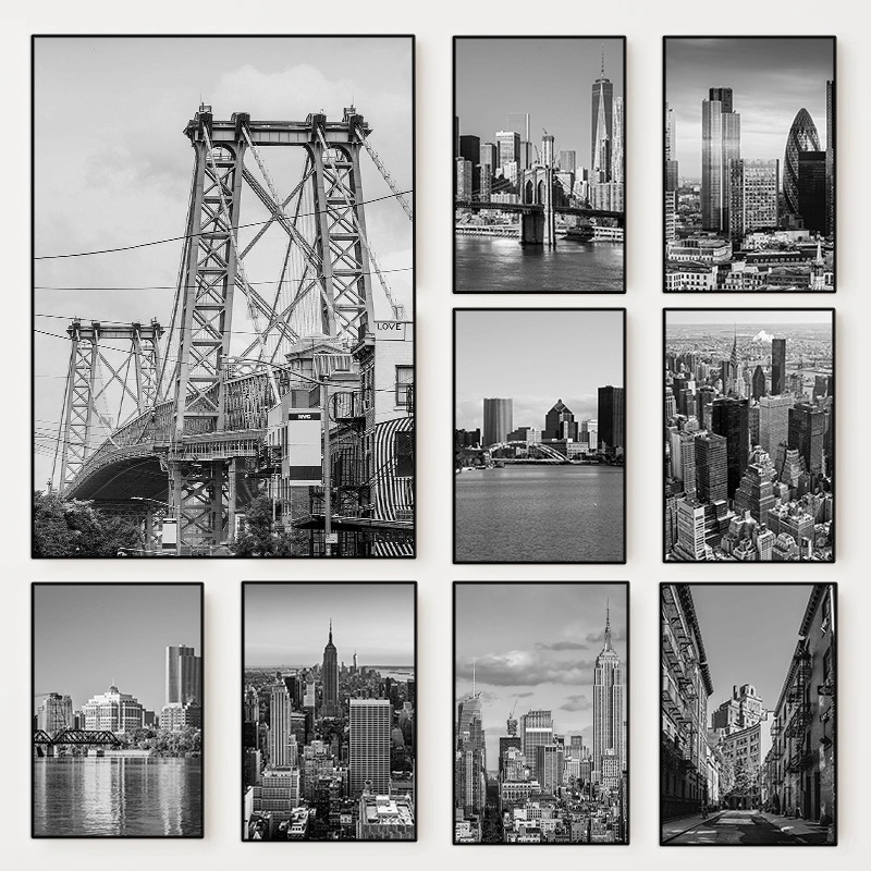 Black and White New York City  - مراجعة Photography Mapped وسعره