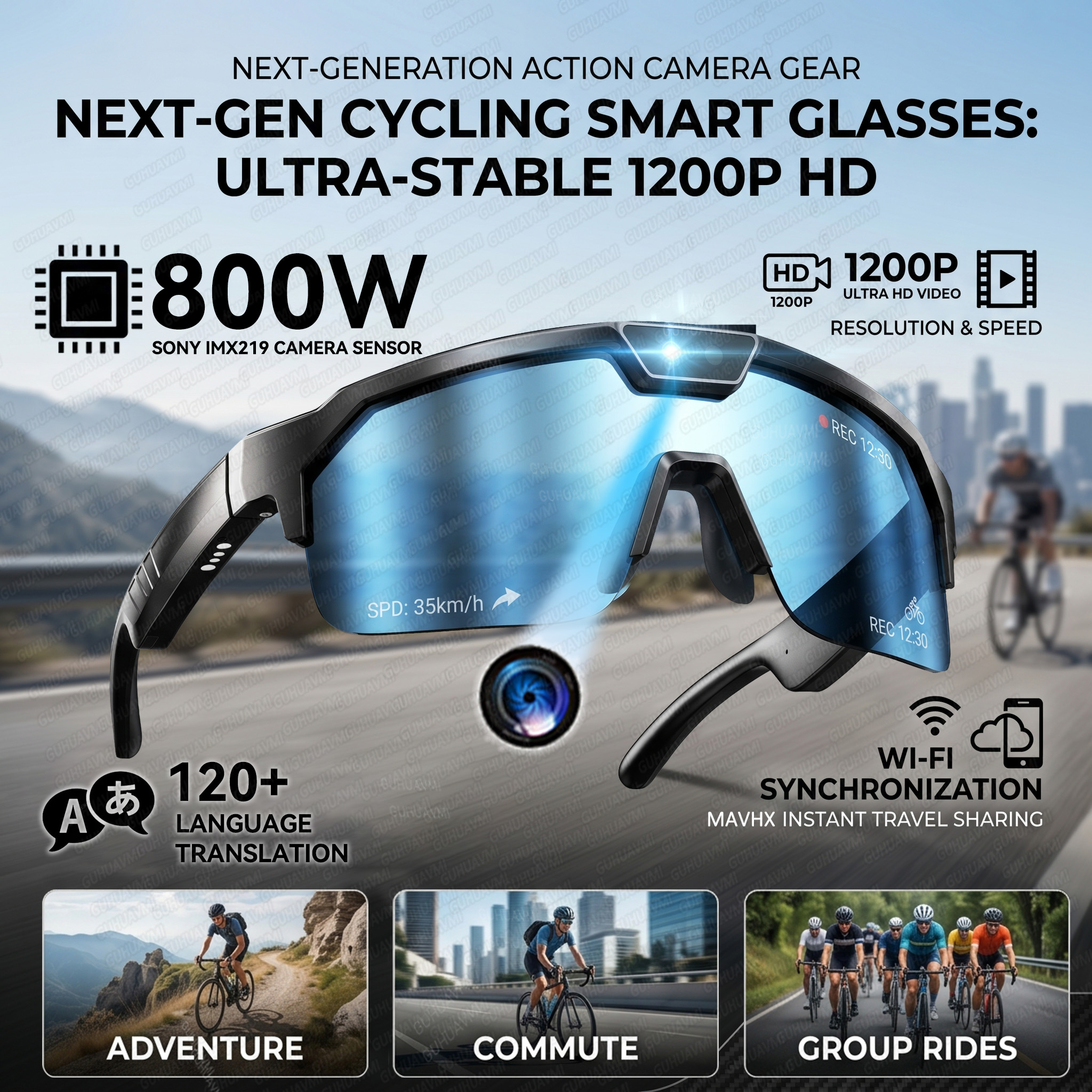 Smart Glasses with 4K HD Anti- - مراجعة Photography Japanese وسعره