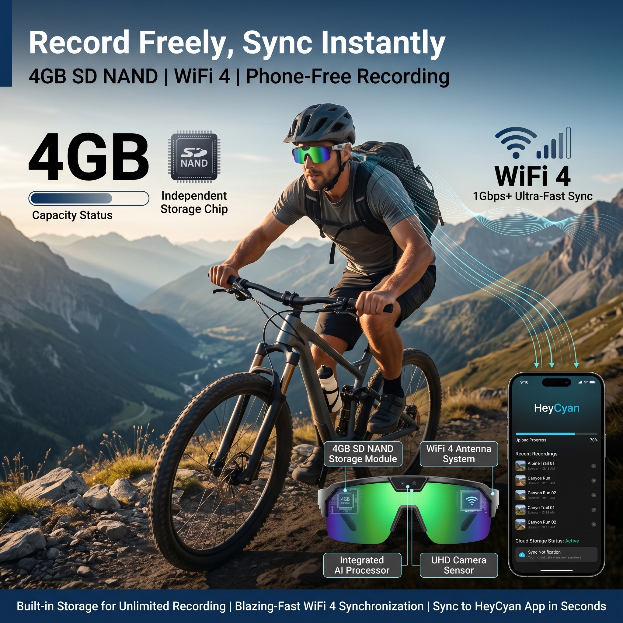 Smart Glasses with 4K HD Anti- - مراجعة Photography Japanese وسعره