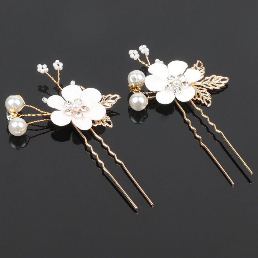 6-Piece Floral Pearl Hairpin S - مراجعة Photography Date وسعره