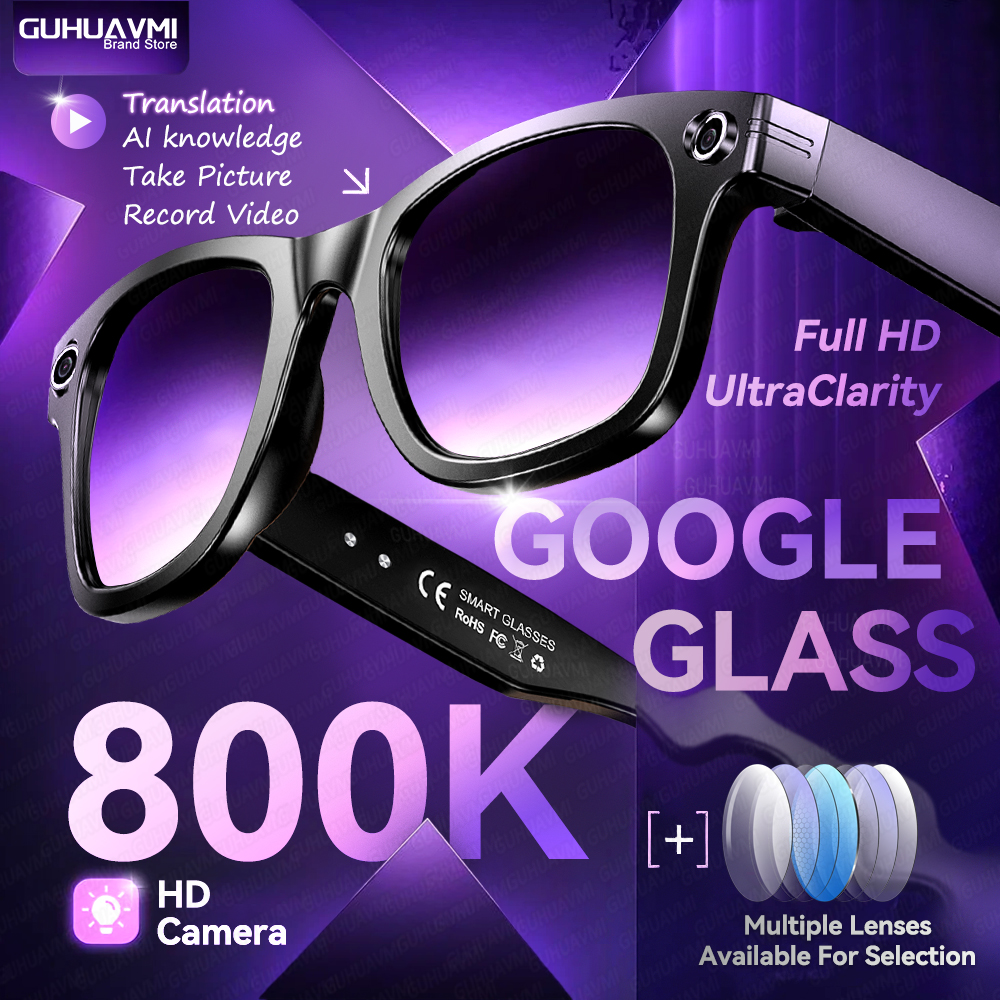 AI Smart Glasses with 8MP Came - مراجعة Photography Japanese وسعره