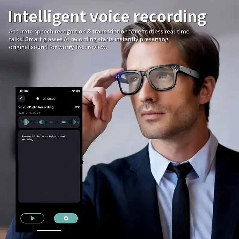 AI Smart Glasses with 8MP Came - مراجعة Photography Japanese وسعره